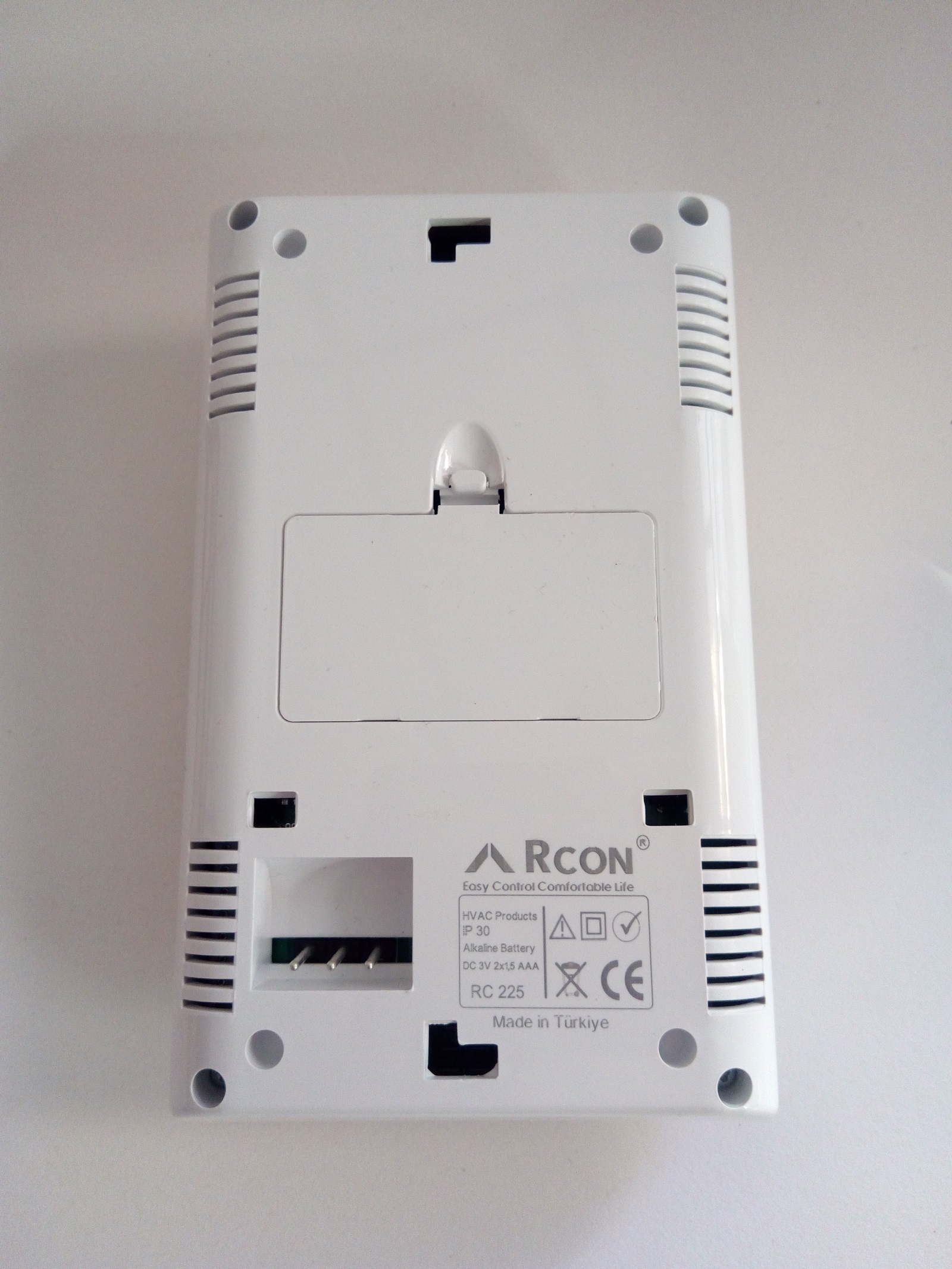 Rcon RC 225 Kablolu Oda Termostatı Dijital dik Ekran
