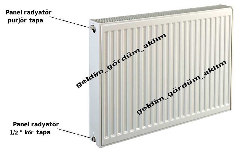Hava Alma Purjör Tapa 1/2’’ Panel Radyatör ve havlupan
