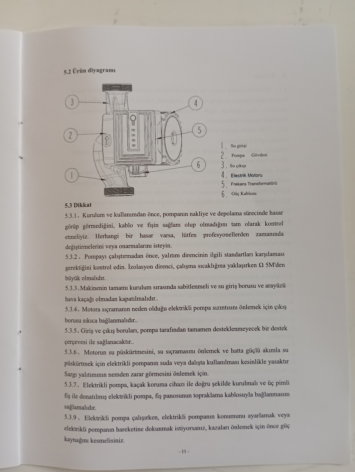 Welko Gpa 32-8-180-II frekans Konvertörlü 8 mss 5,1 m3/h Sirkülasyon Pompası 45-60.000 Kazan için