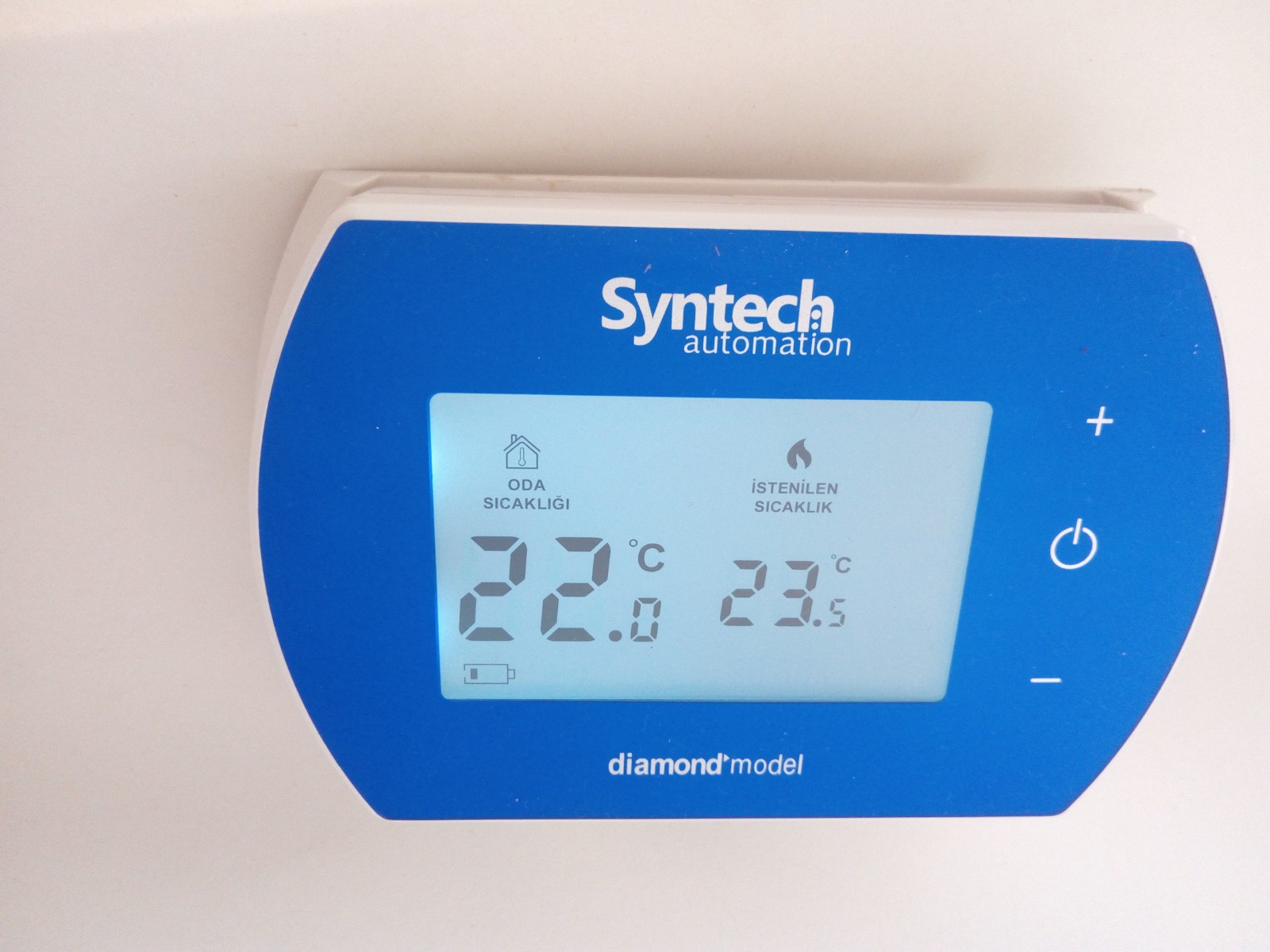 Syntech Kablolu Dijital Oda Termostatı Diamond