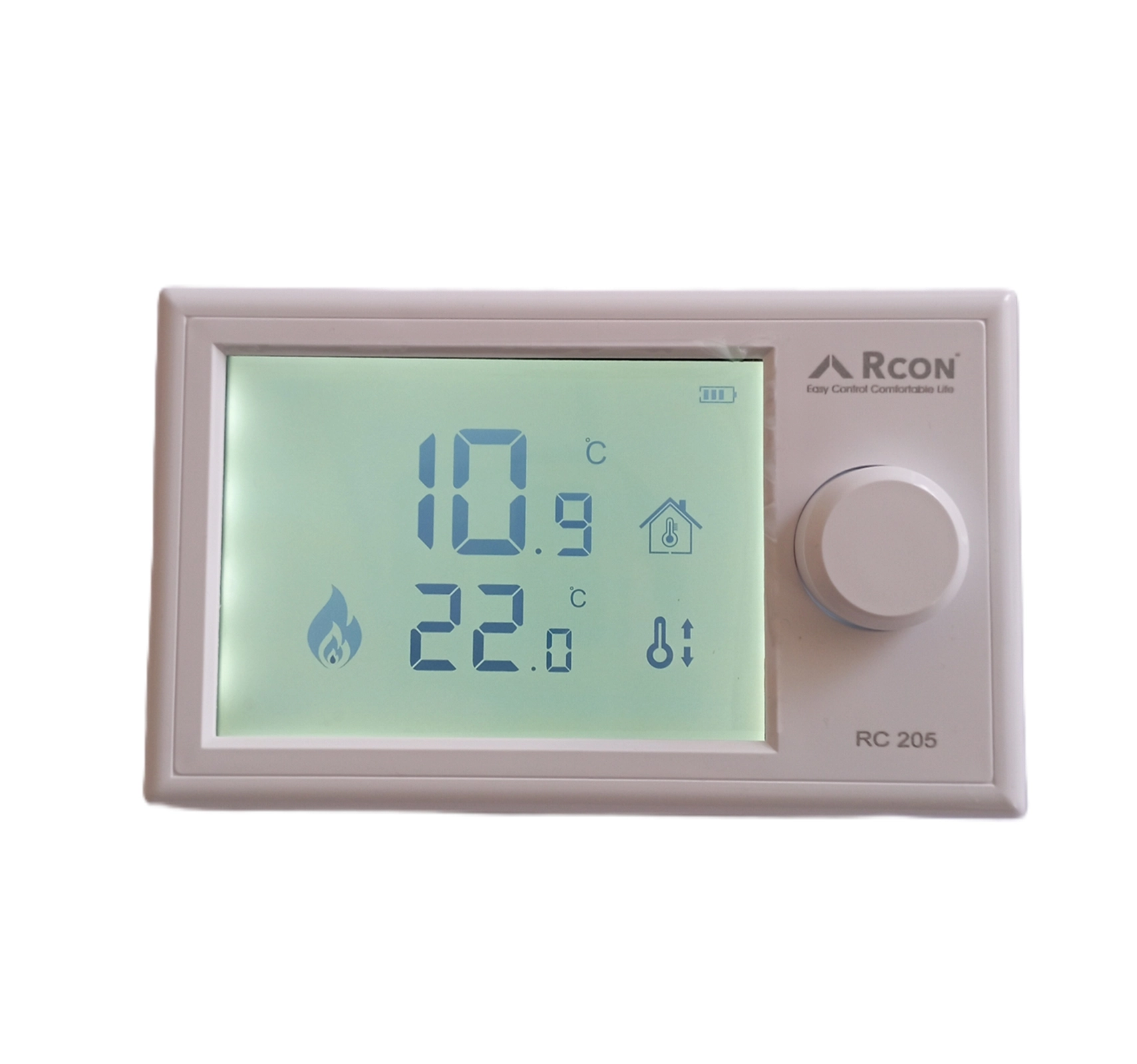Rcon RC 205 Kablolu Oda Termostatı Dijital yatık Ekran