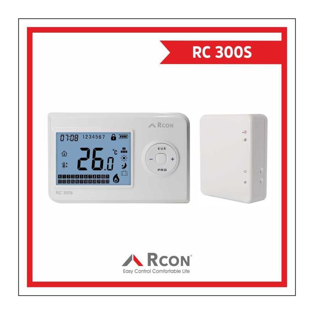 Rcon RC 300S Kablosuz Haftalık Programlı Oda Termostatı