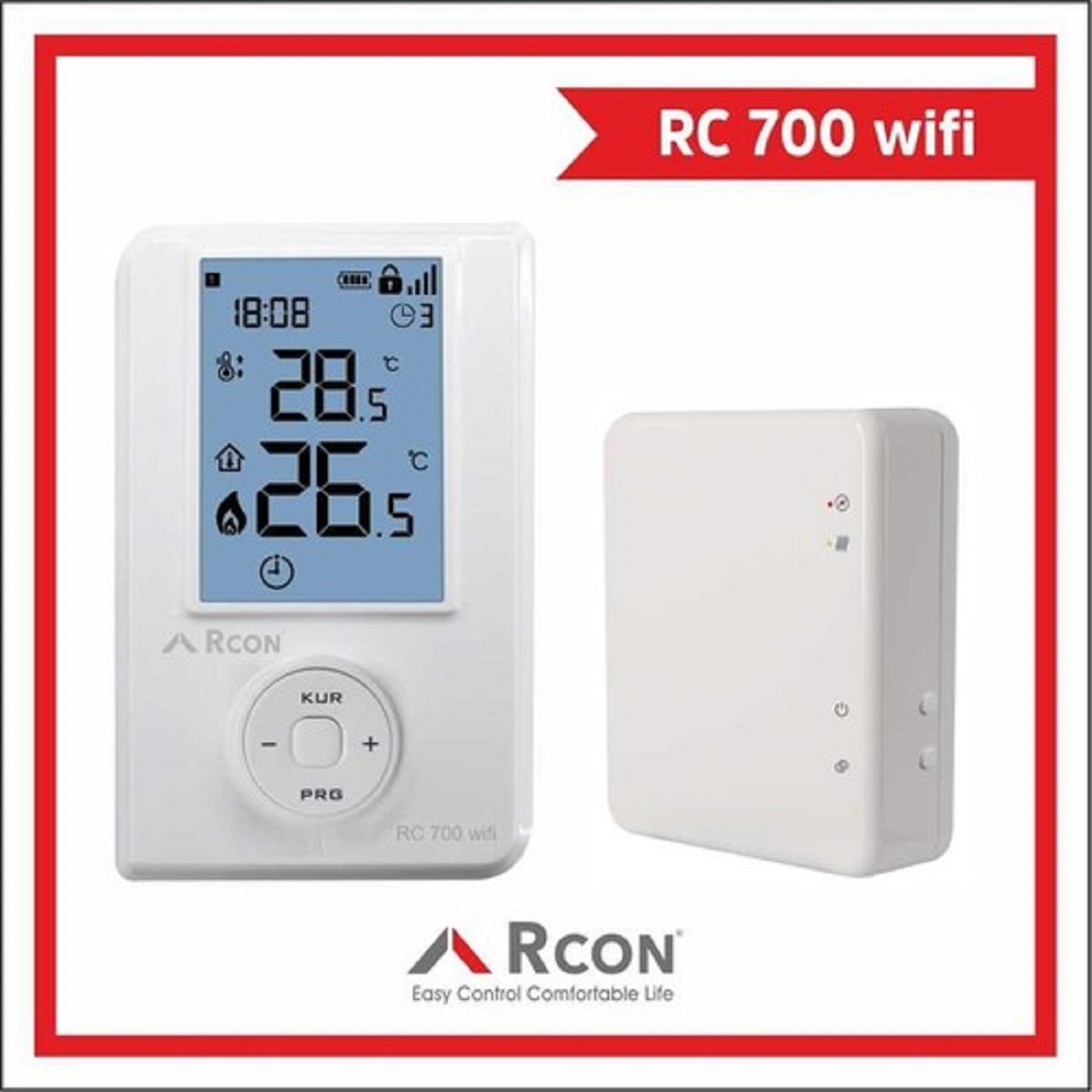 Rcon RC 700 Wifi Kablosuz Oda Termostatı