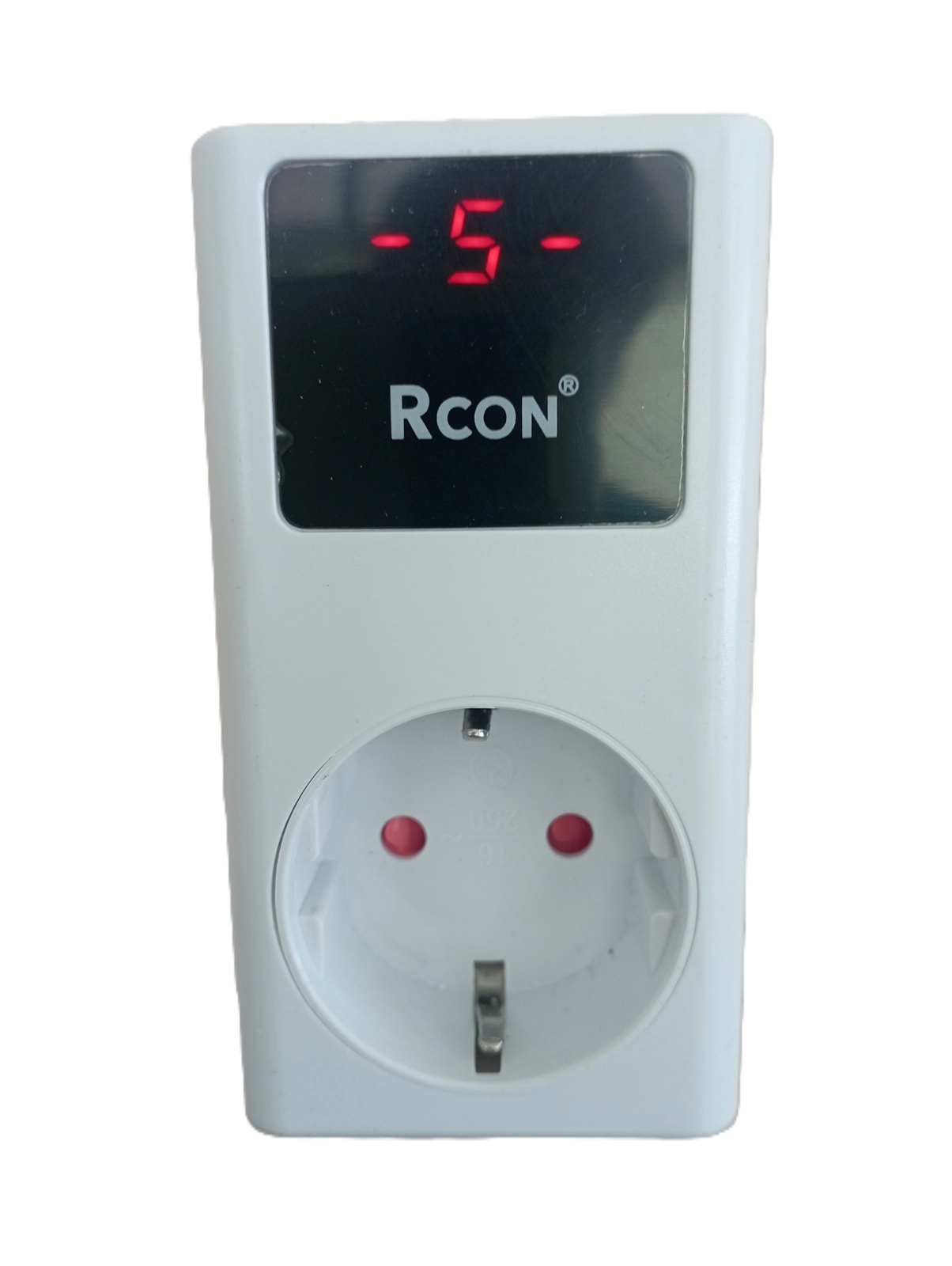 Rcon ayarlanabilir voltaj akım koruma prizi ev tipi tek faz led ekranlı çocuk yıldırım koruma