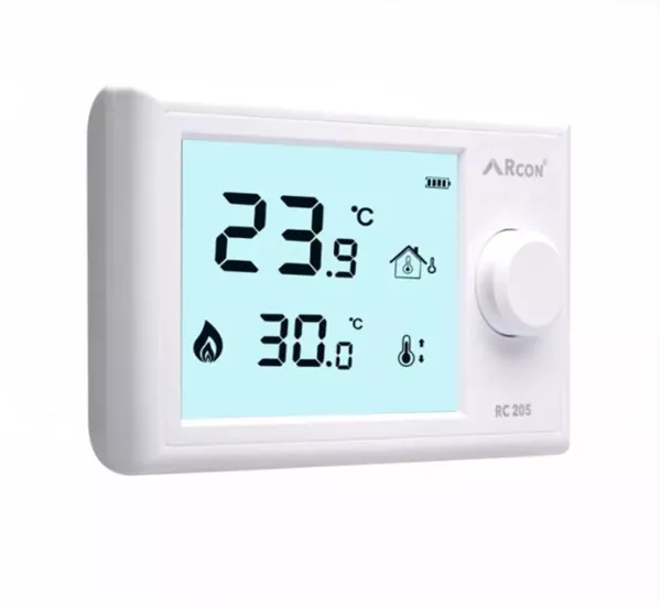 Rcon RC 205 Kablolu Oda Termostatı Dijital yatık Ekran