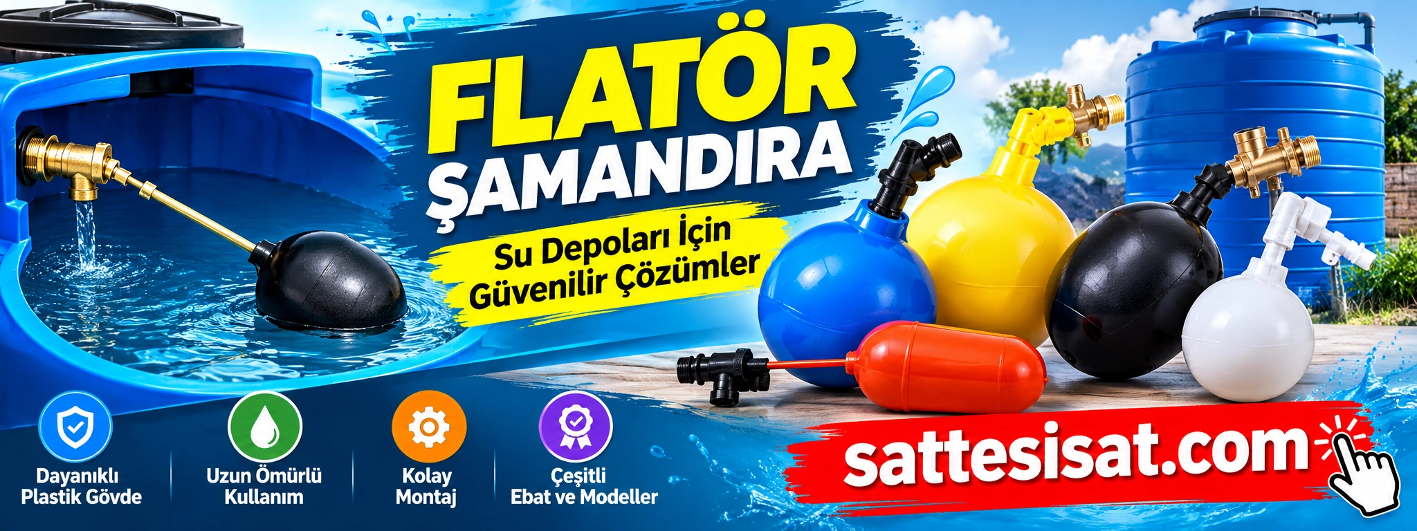 flatör, şamandıra, plastik toplu şamandıra , su deposu